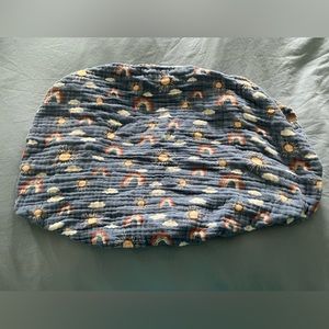 Bebe au Lait Rainbow Print Changing Pad Cover Used